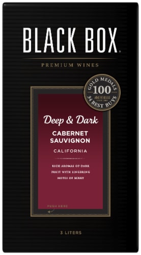 Black Box Deep & Dark Cabernet Sauvignon Red Wine Perspective: back