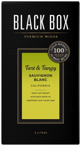 Black Box® Tart & Tangy Sauvignon Blanc White Wine Perspective: back