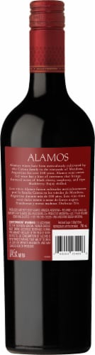 Alamos® Semi-Sweet Argentina Red Wine Perspective: back