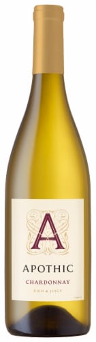 Apothic Chardonnay California White Wine Perspective: back