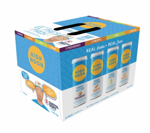 High Noon Vodka Hard Seltzer El Pres Variety Pack Perspective: back