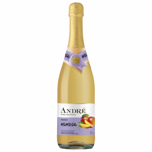 Andre Mango Mimosa California Ready to Drink Cocktail Sparkling Wine Perspective: back