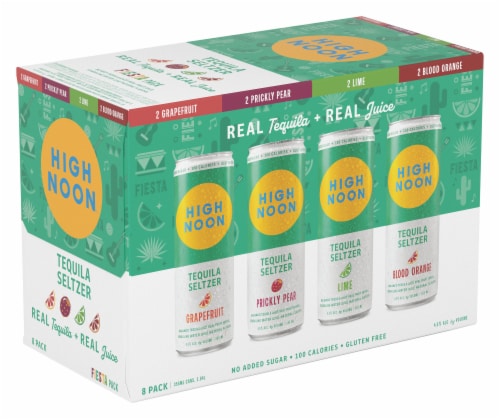 High Noon® Tequila Hard Seltzer Fiesta Variety Pack Perspective: back