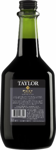 Taylor® Port Black American Port Red Wine Perspective: back