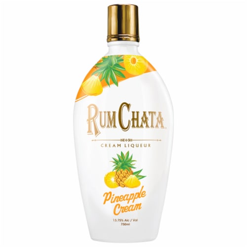 Rum Chata Pineapple Cream Liqueur Perspective: back