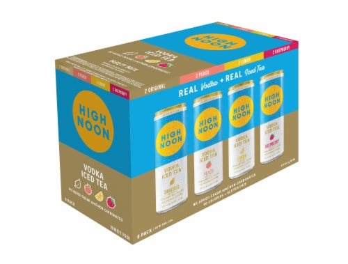High Noon® Vodka Hard Iced Tea Ready to Drink Cocktail Variety Pack Perspective: back