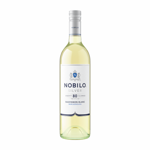 Nobilo® Silver 80 Calorie Sauvignon Blanc New Zealand White Wine Perspective: back