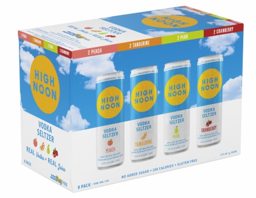 High Noon® Vodka Hard Seltzer Day Variety Pack Cans Perspective: back