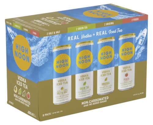 High Noon® Vodka Hard Iced Tea Ready to Drink Cocktail Lake Variety Pack Perspective: back