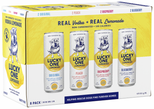 Lucky One Vodka Lemonade Variety Pack Perspective: back
