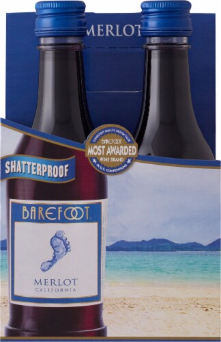 Barefoot Cellars Merlot California Red Wine Perspective: back
