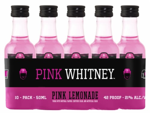 Pink Whitney Lemonade Flavored Vodka Perspective: back
