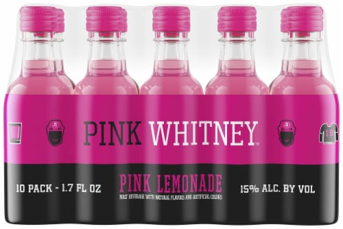 New Amsterdam Pink Whitney Lemonade Flavored Vodka Perspective: back