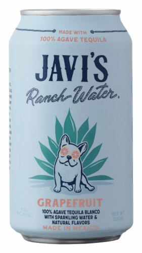 Javi's Grapefruit Ranch Water Perspective: back