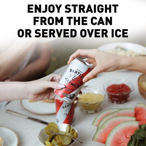 Bartles & Jaymes Watermelon Mint Wine Cooler Ready to Drink Cocktail Perspective: back