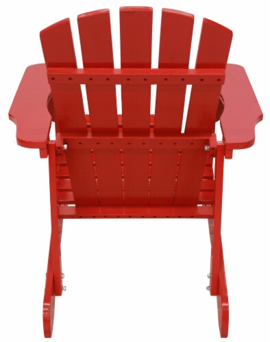 Leigh Country Classic Adirondack Chair - Red Perspective: back