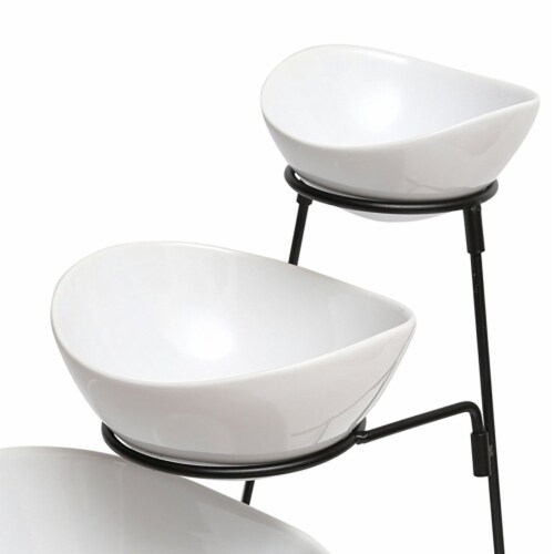 VM International Gracious Dining 3-Tier Serving Set Perspective: back