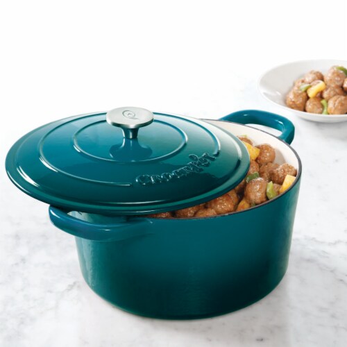 Crock Pot Artisan 5Quart Dutch Oven Teal, 5 qt Kroger