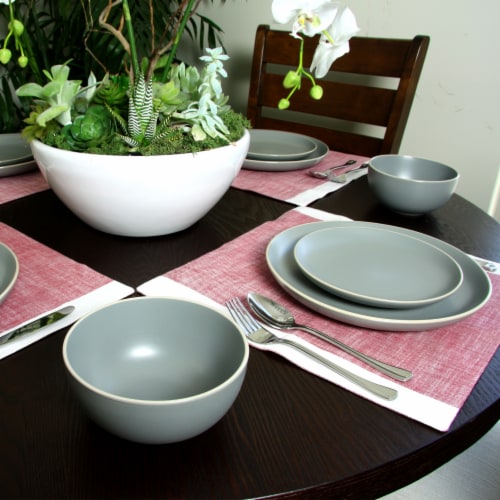 Gibson home rockaway 12 piece dinnerware set clearance