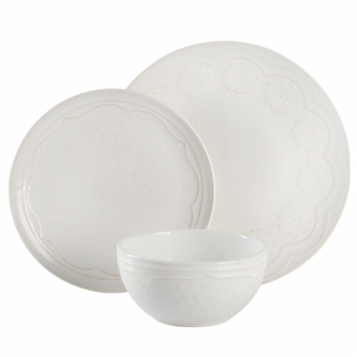 Gibson Elite Alemany 18-Piece Dinnerware Set Perspective: back