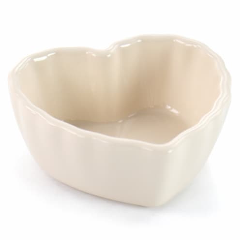 Martha Stewart Heart Shaped Stoneware Baker Set Assortment Perspective: back