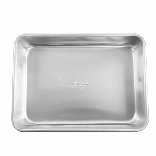 Martha Stewart Aluminum Roaster Pan Perspective: back