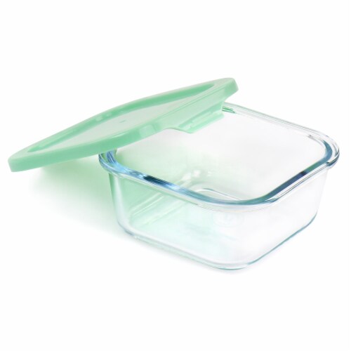 Martha Stewart Glass Food Storage Container with Lid Perspective: back