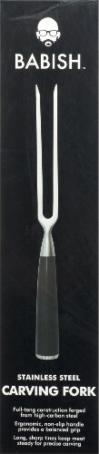 Babish Stainless Steel Carving Fork Perspective: back