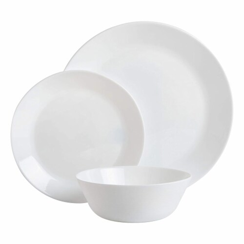 Gibson Home Ultra Break and Chip Resistant 18 Piece Dinnerware Set Opal Glass 1 Piece Fry s Food Stores