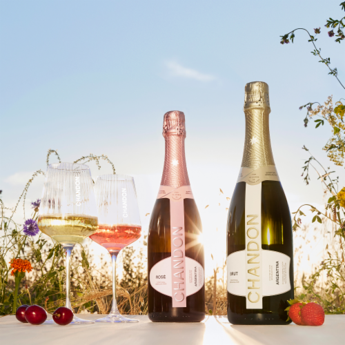 Chandon California Brut Sparkling Wine Perspective: back