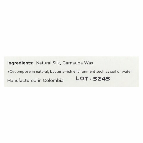RADIUS Natural Floss Pure Silk Unscented - 33 yds (30 m) Perspective: back
