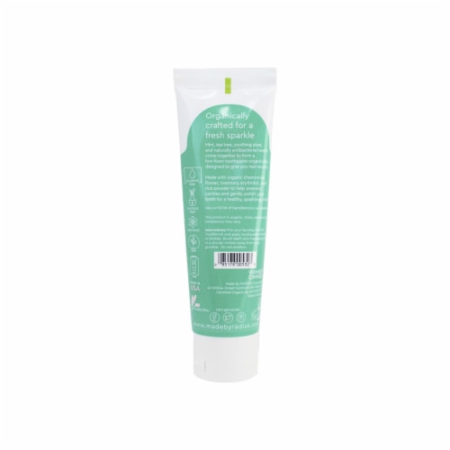 Radius® Whitening Mint Aloe Neem Toothpaste Perspective: back