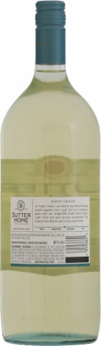 Sutter Home® Pinot Grigio California White Wine Perspective: back