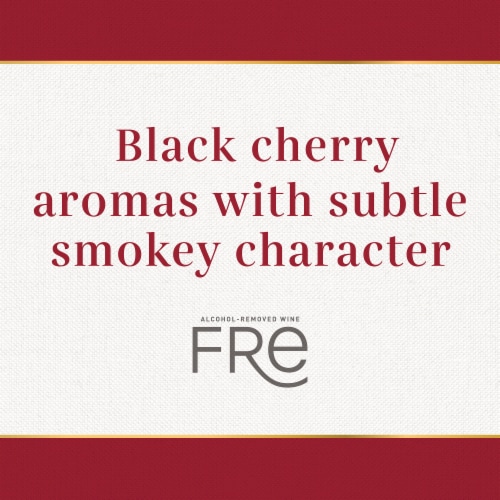 Fre Alcohol-Removed Red Blend Low Calorie Non Alcoholic Wine Perspective: back