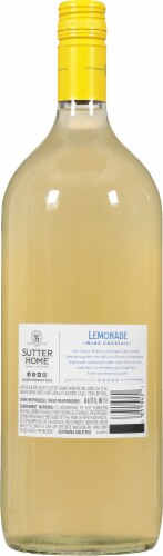 Sutter Home Lemonade Wine Cocktail Perspective: back