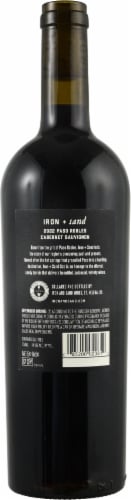 Iron + Sand Cabernet Sauvignon California Red Wine Perspective: back