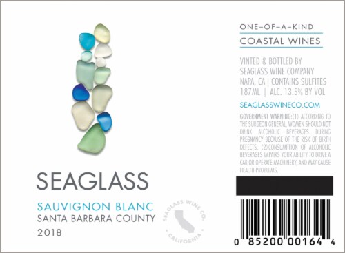Sutter Home Seaglass Sauvignon Blanc Wine Perspective: back