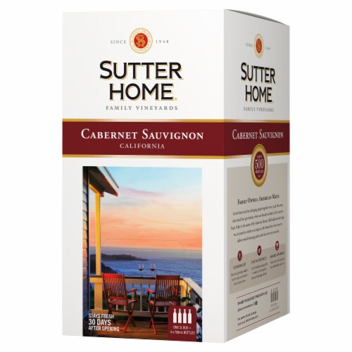 Sutter Home® Cabernet Sauvignon Red Wine Perspective: back