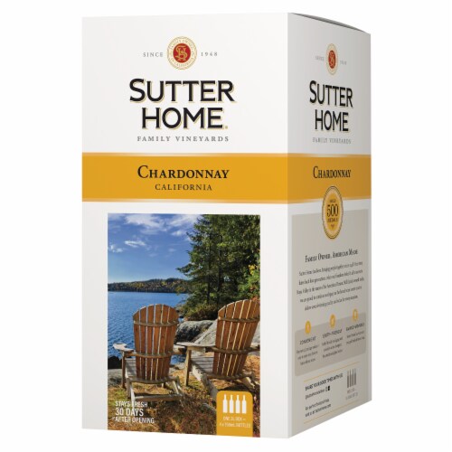 Sutter Home® Chardonnay White Wine Perspective: back