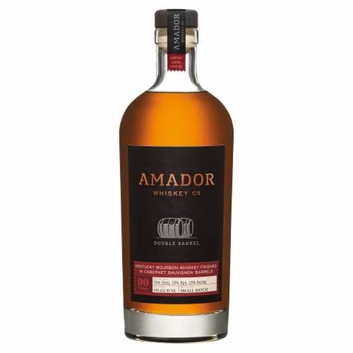 Amador Whiskey Double Barrel Classic Kentucky Bourbon 750 ml Perspective: back