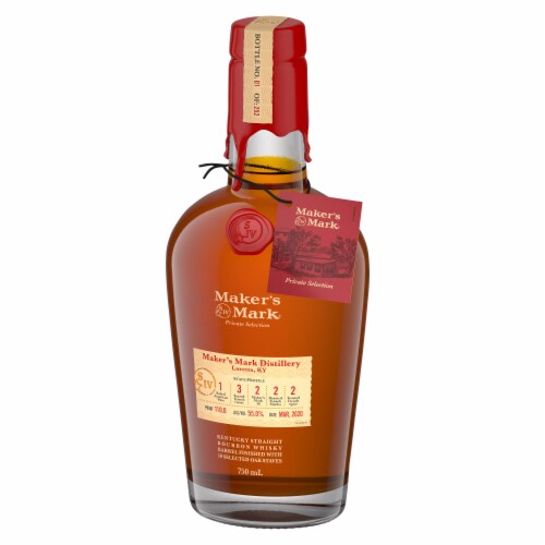 Maker's Mark Private Select Bourbon Whisky Perspective: back