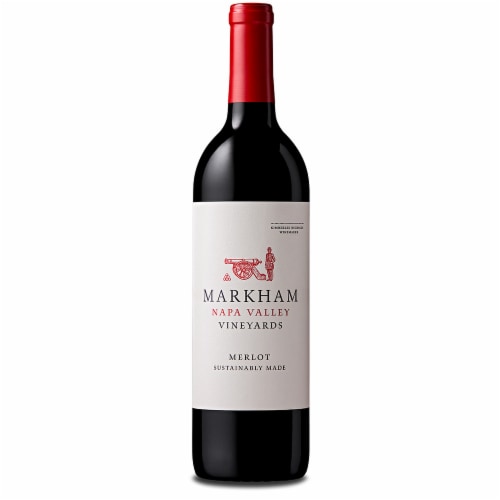 Markham Vineyards Merlot California Red Wine Perspective: back