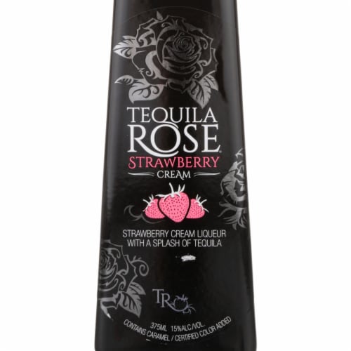 Tequila Rose Strawberry Cream Liqueur Perspective: back