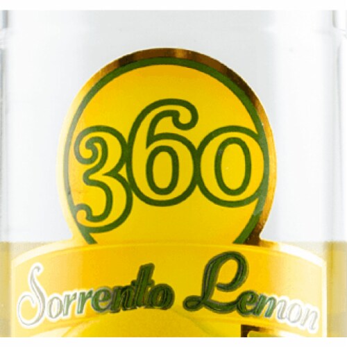 360 Sorrento Lemon Vodka Perspective: back