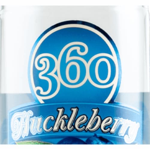 360 Huckleberry Vodka Perspective: back