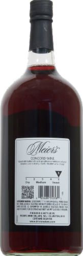 Meier's Concord Wine Perspective: back