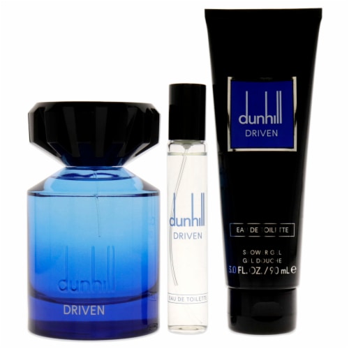 Alfred Dunhill Driven Blue for Men - 3 Pc Gift Set Perspective: back