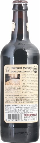 Samuel Smith's Organic Chocolate Stout Beer Single Bottle Perspective: back