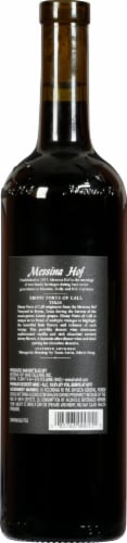 Messina Hof Ebony Ports of Call Red Blend Perspective: back