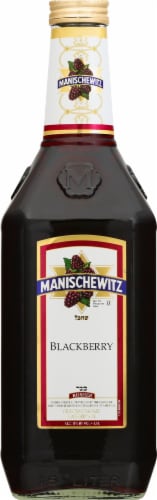 Manischewitz Blackberry Red Wine Perspective: back